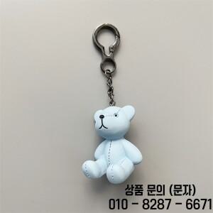 사랑스러운 봉제 곰 열쇠고리 가방 장식품 창의적인 선물 레진 소재 작은 인형 커플 트렌디 액세서리
