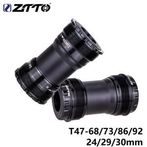 ZTTO 자전거 T47 하단 브래킷 24 크랭크 셋 DUB 29 30mm 밀폐형 베어링 나사 47 68 73mm 쉘 28.99mm 스플라
