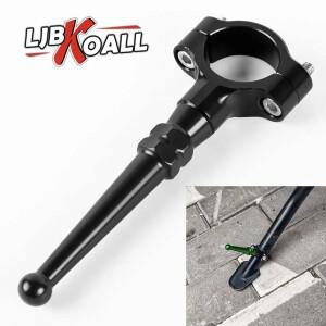 바이크 오토바이 사이드 스탠드 확장 키트 18-21MM 사이드 킥스탠드 노즈 풋 페달 보조 도구 지원 범용 부