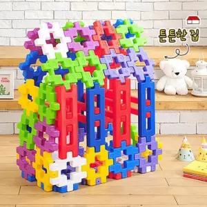 사각 완구 멀티 어린이 큰 50pcs 장난감 창의력 조립 교육용 블록 모두팜
