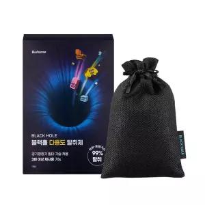 [2개입] 불스원 블랙홀 자동차 담배냄새 제거 다용도 차량용 탈취제