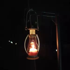 캠핑 티라이트 램프 아이보리 야외조명 캠핑캔들램프