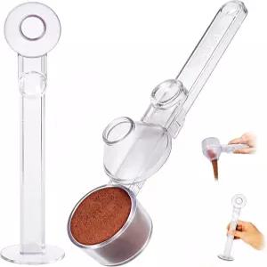 2Pcs 커피 스쿱 깔때기 2Tbsp 51mm 에스프레소 탬퍼 키트 BPA 프리 PCTG 식기세척기 안전 K컵 재사용