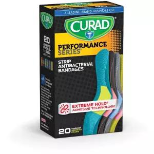 Curad-CUR5020 퍼포먼스 시리즈 항균 접착 붕대 1 X 3.25 인치 20 카운트