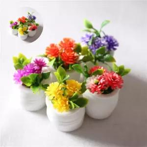 장식 (보리별) 납골당조화 미니화분 꾸미기 5p 1세트