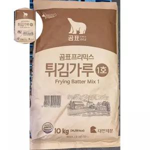 굴소스 업소용 식당 식자재 요리 재료 곰표 튀김가루 10kg