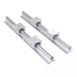 2Pcs SBR16 선형 레일 가이드 400 600 1000 1200 1500mm 베어링 블록 400mm
