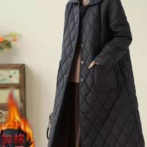 경량롱패딩 중년여성 경량패딩 중년 점퍼 코트 롱패딩 엄마