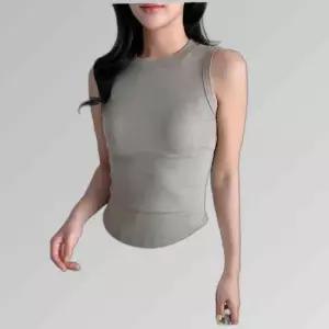 베이직 슬림핏 민소매 나시탑 여성 티셔츠 이너 여름