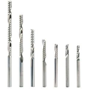 10개입 175MM SHK 2MM 목공 절삭 조각 비트 싱글 커터 CED 3MM 플루트