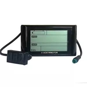 AOSTIRMOTOR LCD 디스플레이 전기 자전거 액세서리 전기 스쿠터 Mountain EBike 용 48V MTB 73 게이지