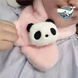 귀여운 판다 미니머플러 캐릭터 목도리 간편한 겨울목도리