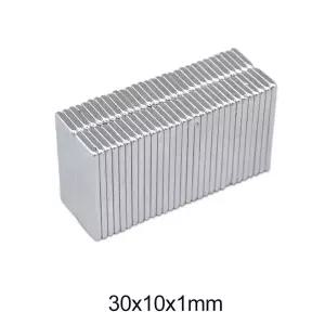 호환   사각 자석 30x10x1 두께 1mm 가정용 냉장고 사무실 DIY 30x10x1mm 블록 강력 자석 시트 30101