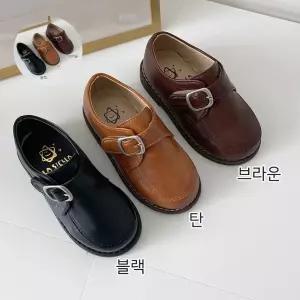 아동단화 남자 어린이 구두 편한 로퍼 찍찍이 가죽