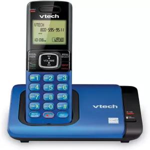 발신자 ID/통화 대기 중인 VTech CS6719-15 DECT 6.0 전화기 무선 핸드셋 1대 파란색