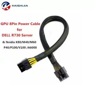 호환 GPU PCIE 전원 케이블 전선가리개 DELL R730 서버 및 Nvidia K80 M40 M60 P40 P100 V100 A6000 GPU 그
