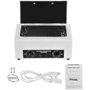 300W 살균기 NV 210 타이머 소독 상자 매니큐어 페디큐어 SPA 살롱 장비 선드리 뷰티 헤어 네일 금속 도구용
