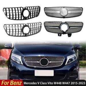 메르세데스 벤츠 V 클래스 Vito W448 2015-2023 미들 메쉬 튜닝 스포츠 GT 다이아몬드 스타일 전면 흡기 그