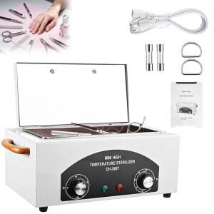 고온 살균기 오토클레이브 기계 110V 300W 5L 금속 공구 클리너 에스테릴리자도르 마니쿠라 선드리 뷰티 헤어 네일 공구용 타이머가 있는