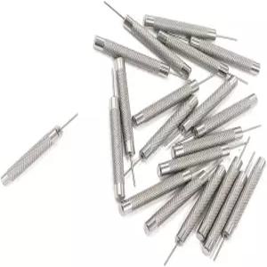 YXQ 시계 밴드 핀 펀치 0.8mm 바늘 제거기 제조기 수리 도구 링크 제거 팩 20개