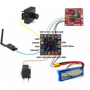 FPV MinimOsd CC3D Naze32 F3 F4 비행 컨트롤러 DY용 KV TEAM MOD가 포함된 Minim Mini OSD 온스크린 디스