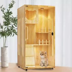 캣폴 고양이 원목 캣타워 스크래쳐 호텔 대형 놀이터 DIY 캣워커