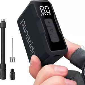 미니 자전거 펌프 120 PSI 전기 120g 스마트 자동 정지 1 정확도 휴대용 프레스타 및 슈레이더 밸브와 함께
