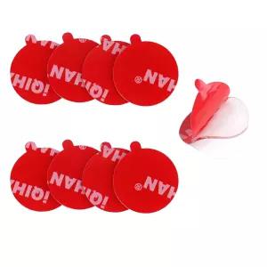RN RUINICE 양면 마운팅 젤 패드 원 - 직경 30PCS 1.18인치 헤비 듀티 스티키 나노 패치 강력한 클리어