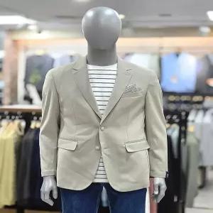 런던포그세이브존04트리아세테이드다크베이지슬림핏자켓ZLSJS307