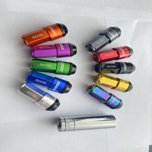 RAYS 휠 너트 허브 길이 58mm M12x1.5 알루미늄 합금 + 강철 20피스 세트