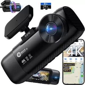 OMBAR T1 4K 3채널 대시캠 STARVIS 2 IMX678 센서 128GB 카드 무료 2025 뉴 풀 컬러 HDR 나이트 비전
