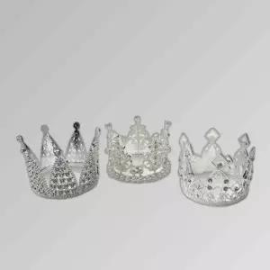 셀프웨딩 케이크장식 티아라 왕관 머리띠 LM-0577