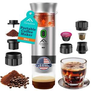 APSARAS USA 휴대용 커피 메이커 에스프레소 미니 여행 3IN1 머신 전기 20바