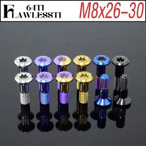 플로리스티 M8x26 M8x30 Gr5 티타늄 볼트 스프로킷 풋레스트 KTM 390 690 790 듀크용
