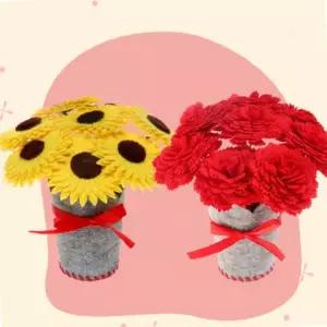 부직포 화분 만들기 키트 DIY 어린이집 초등 스승의날 어버이날 감사 선물용