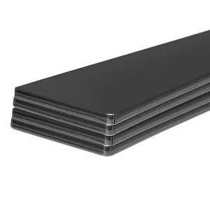 살루이노키 4pcs 15N20 칼 제조용 강철 플랫 재고 12x1.5x0.12 인치 고탄소강 블랭크 바 대장간 단조용