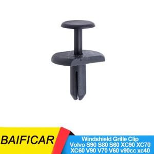 Baificar 새로운 정품 실드 카울 그릴 리테이너 클립 8662958 볼보 S90 S80 S60 XC90 V90 V70 V60