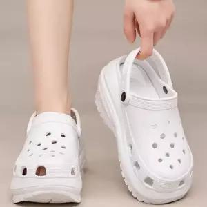 여성 5cm 키높이 EVA 샌들 통굽 여름 물놀이 아쿠아 파츠 사무실 병원 워터파크 워트밤 바닷가 계곡
