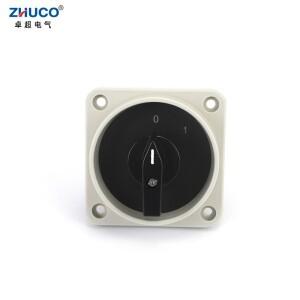 ZHUCO C180-2GS 500V 25A 2 극 0-1 위치 패널 장착 제어 전기 기술자 용 로터리 캠 전환 사용