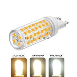 LED 전구 G9 램프 7W 9W 12W 15W AC 220V SMD2835 led 스포트라이트 샹들리에 조명 할로겐 3000K 6500K