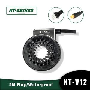 KT ebike V12L PAS 센서 6 자석 듀얼 홀 12 신호 전기 자전거 페달 보조