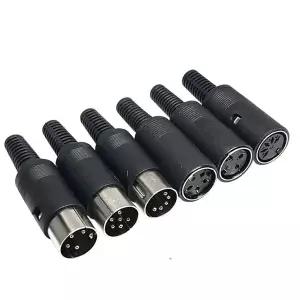 호환  10pcs DIN 남성 여성 3PIN 4PIN 5PIN 6PIN 7PIN 8PIN 플 잭 오디오 AV 커넥터 어댑터 터미널 New