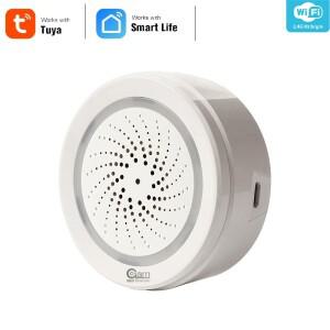 NEO Coolcam 스마트 TUYA 와이파이 사이렌 알람 온도 습도 센서 포함 에코 구글 홈 어시스턴트와 호환 가능