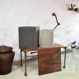 위랜드 시멘트 화분 33x42/26x36cm 2개세트 선인장화분