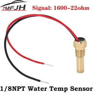 자동차 보트 해양 경보 발신자 용 18NPT 스레드 수온 센서 게이지 1600-22ohm 온도