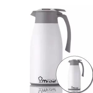 미스터셰프주전자 미스터셰프 보온보냉 화이트 주전자(2L) MR-CA2000W