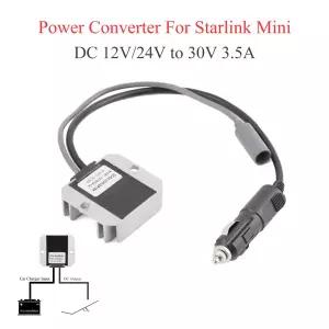 호환 스타링크 1224V  30V 3.5A DC 전원 변환기 차량용 충전기 DC 암  연장 케이블 전선가리개 암-암 35102