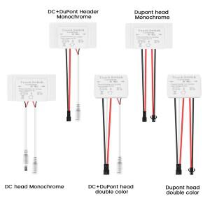 DC 12V 5A 욕실 거울 LED 조광기 터치 스위치 용량 성 CCT 조정 가능 센서 미러 라이트 장식