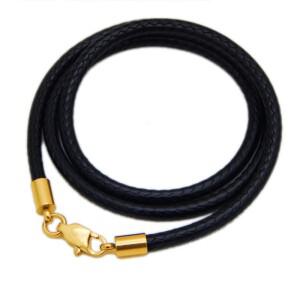 가죽 목걸이 초커 블랙 브라운 땋은 로프 체인 코드 여자 남자 펜던트 스테인레스 스틸 버클 쥬얼리 콜리어