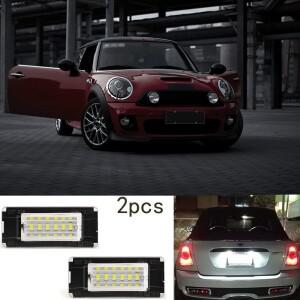 미니 소형 LED 번호판 조명 2개 쿠퍼 R56 R59 6500k